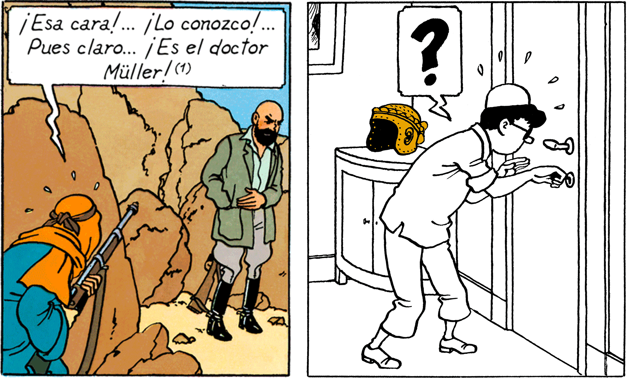 Le professeur Smith, archéologue, dans Tintin au pays de l'or noir